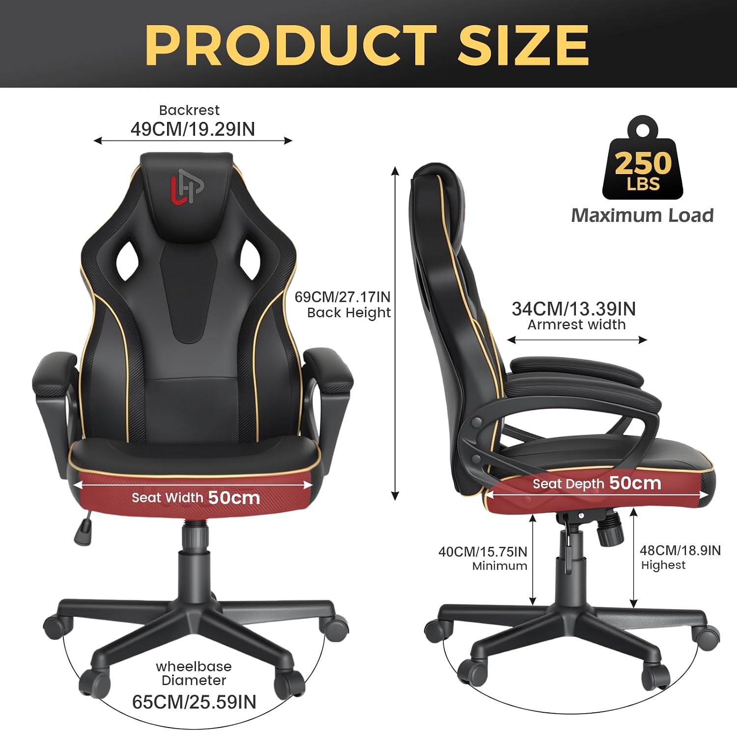 HapGIFT gamingstoel, ergonomis - Video Gaming & Esports Usd Acc recensie en prijs
