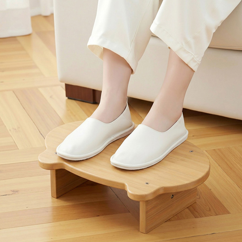 Houten voetensteun voor onder  - Footrest Under Desk recensie en prijs